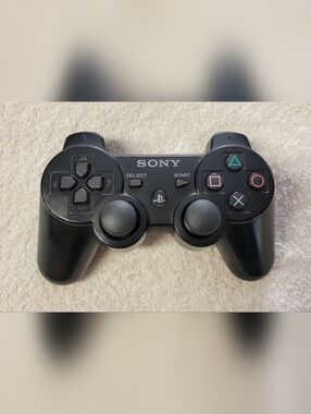 Authentic Sony Playstation 3 Genuine OEM Dualshock Ps3 Black Controller Untested